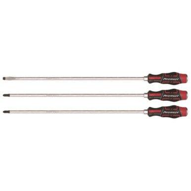 Sealey Premier 3pc 450mm Extra-Long Hammer-Thru Screwdriver Set AK4942 - Tools 2U Direct SW