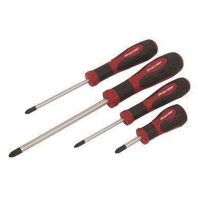 Sealey Premier 4 Piece Japanese Industry Standard Screwdriver Set JIS AK4314 - Tools 2U Direct SW