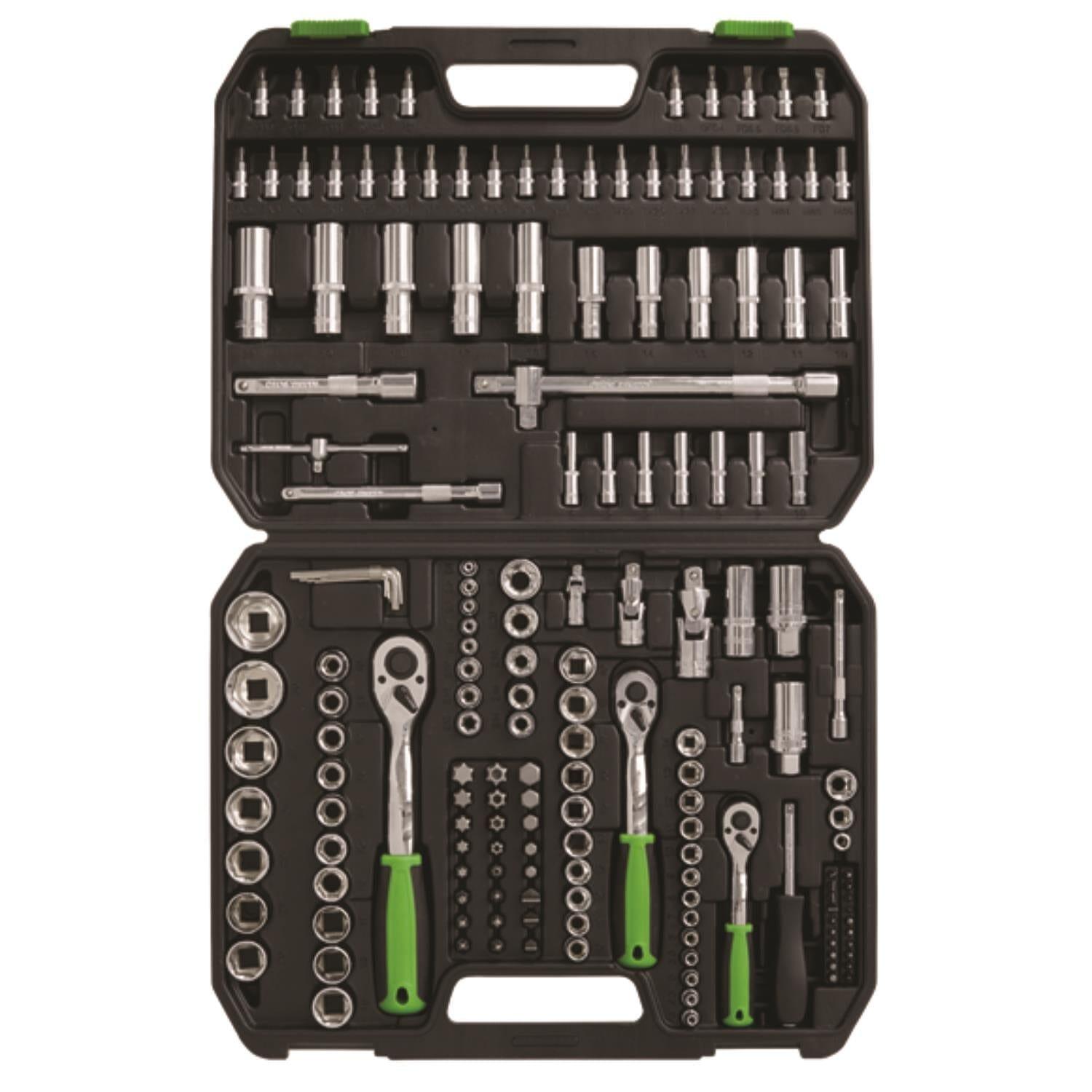 Siegen by Sealey Socket Set 171PC 1/4", 3/8" & 1/2" Sq Drive WallDrive® Metric S01211 - Tools 2U Direct SW