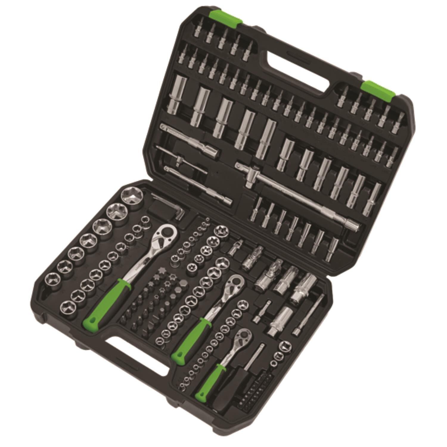 Siegen by Sealey Socket Set 171PC 1/4", 3/8" & 1/2" Sq Drive WallDrive® Metric S01211 - Tools 2U Direct SW