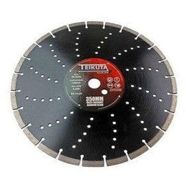 TEIKUTA 350 X 10 X 25.4MM Segmented Multi-Masonry Diamond Cutting Blade 9126 - Tools 2U Direct SW
