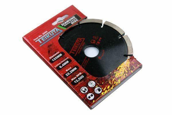 Teikuta Diamond Mortar Raking Disc 125mm Angle Grinder Disc 6.4mm thick 2966 - Tools 2U Direct SW