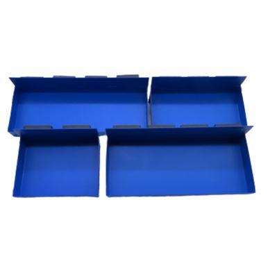 Toolzone 4 Piece Workshop Van Magnetic Tool Cabinets Parts Storage Tray Set AU365 - Tools 2U Direct SW