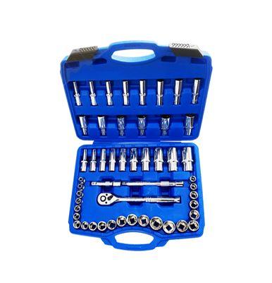 Toolzone 50Pc 3/8" MM & AF Socket Set 6-19MM & 5/16" - 7/8" SS226 - Tools 2U Direct SW