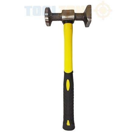 Toolzone 7 Piece Fibre Handle Body Repair Kit Dent Panel Beating Hammer Dolly AU232 - Tools 2U Direct SW