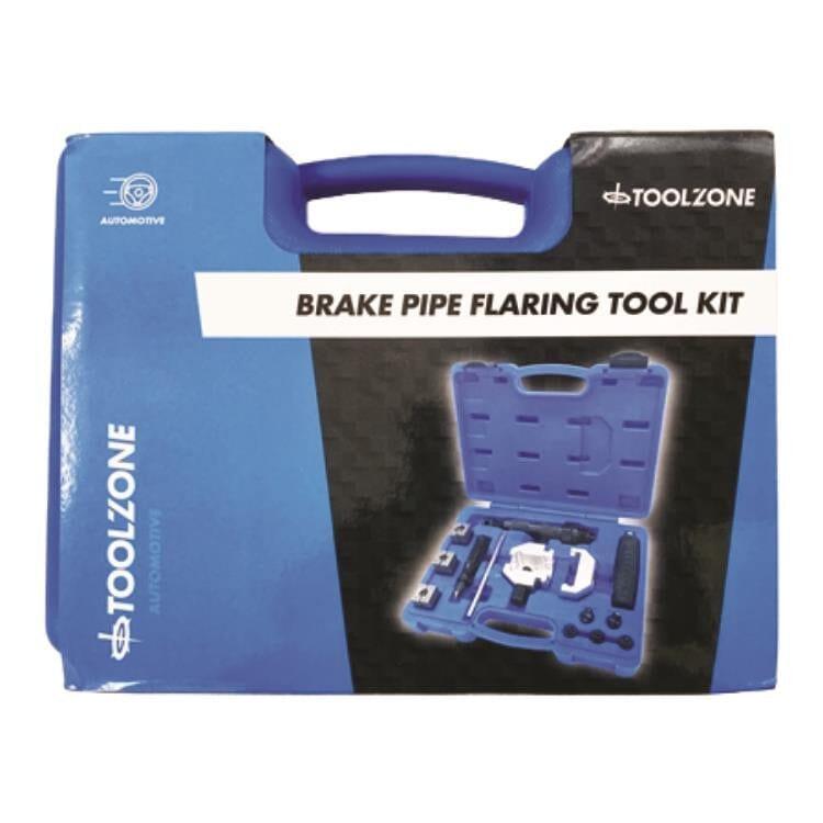 Toolzone Brake Pipe Flaring Tool Turret Kit Accurate SAE & DIN Flares Double & Convex kit AU382 - Tools 2U Direct SW