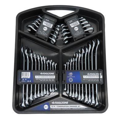 Toolzone Elite 32pc Spanner Set MM/AF stubby and Standard Combination SP173 - Tools 2U Direct SW