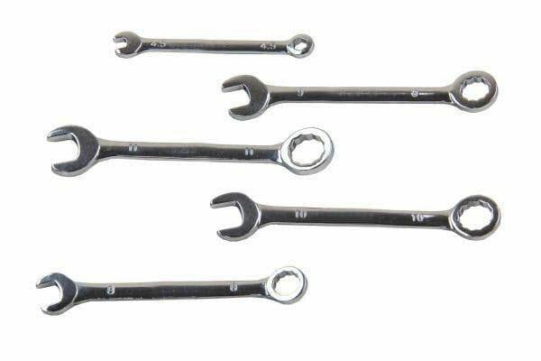 US PRO 10 Piece Metric Mini Equal Combination Spanner Set 4 - 11mm 2080 - Tools 2U Direct SW