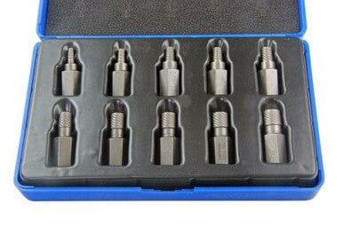 US PRO 10pc Screw extractors Set, Removes Broken Studs Screws 3mm - 11mm 2622 - Tools 2U Direct SW