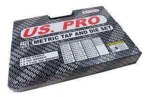 US PRO 110pc Metric Tap Die Set B2514 - Tools 2U Direct SW