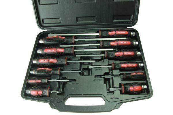 US PRO 12pc GO-THROUGH SCREWDRIVERS SET B1503 - Tools 2U Direct SW