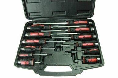 US PRO 12pc GO-THROUGH SCREWDRIVERS SET B1503 - Tools 2U Direct SW