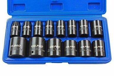 US PRO 14pc 1/2dr Shallow Metric Impact Sockets 10 - 32mm 1679 - Tools 2U Direct SW