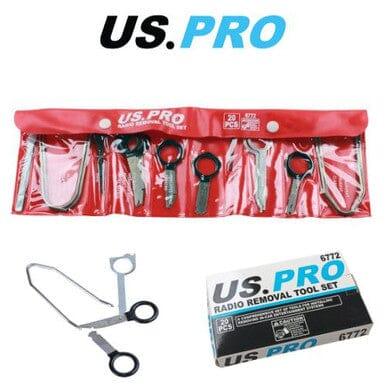 US PRO 20 Piece Radio Removal Tool Set 6772 - Tools 2U Direct SW