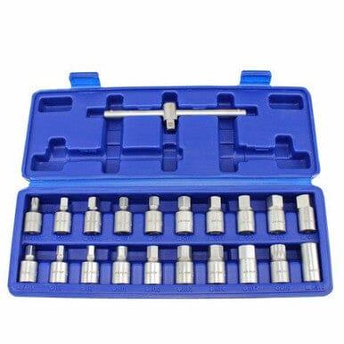 US PRO 21pc 3/8 DR MASTER DRAIN PLUG KEY SET B3007 - Tools 2U Direct SW