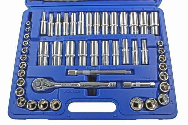 US PRO 3/8" Drive Socket Set Metric & AF Shallow & Deep Sockets 50 Piece 1370 - Tools 2U Direct SW