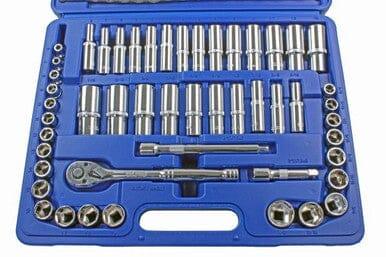 US PRO 3/8" Drive Socket Set Metric & AF Shallow & Deep Sockets 50 Piece 1370 - Tools 2U Direct SW