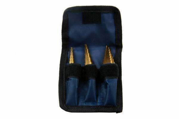 US PRO 3pc HSS Step Drill Titanium Coated Hex Shank 2603 - Tools 2U Direct SW