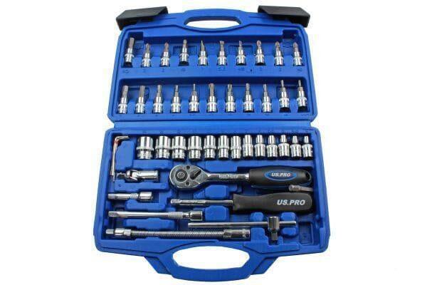 US PRO 46 Piece 1/4" DR Metric Socket & Bit Set 1387 - Tools 2U Direct SW