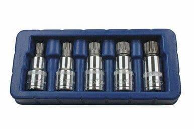 US PRO 5 Piece 1/2" Drive Spline Triple Square Bit Sockets M10 - M18 2076 - Tools 2U Direct SW