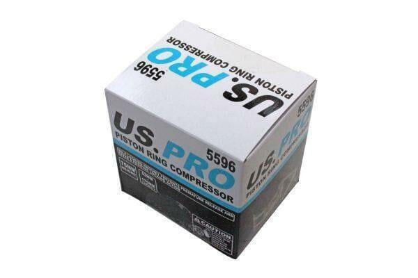 US PRO 53 - 175mm Engine Piston Ring Compressor Adjustable Ratchet Type 5596 - Tools 2U Direct SW