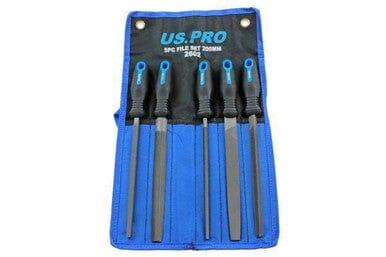 US PRO 5pc 200mm 8" File Set 2602 - Tools 2U Direct SW