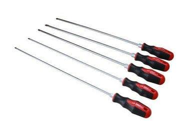 US PRO 5pc EXTRA LONG SCREWDRIVER SET 450mm B1534 - Tools 2U Direct SW