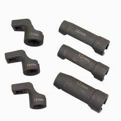 US PRO 6pc 3/8" dr Exhaust Gas Temperature Sensor Socket Set 13mm 14mm 17mm 7066 - Tools 2U Direct SW