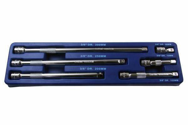 US PRO 6PC 3/8" DR. EXTENSION BAR SET 38, 75, 125, 200, 250, 300mm 4138 - Tools 2U Direct SW