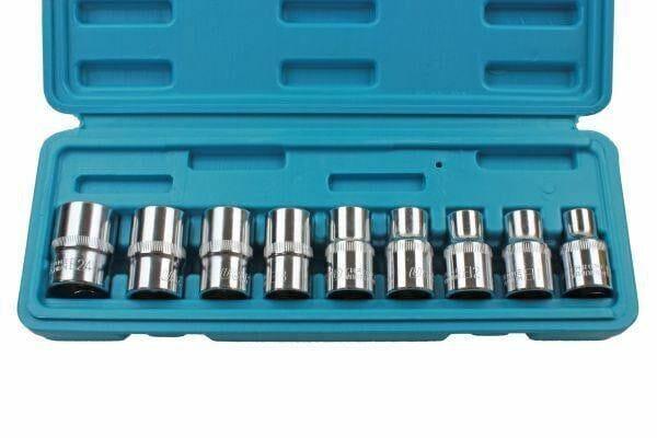 US PRO 9pc 1/2" Dr Star E Torx Socket Set E10 - E24 1390 - Tools 2U Direct SW