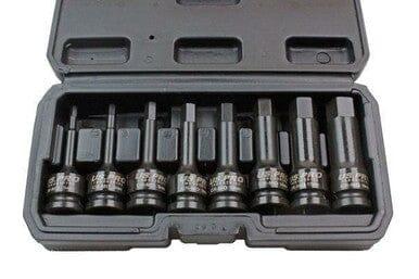 US PRO INDUSTRIAL 8pc 1/2" Impact Hex Bit Socket Set Impact Allen Keys H5 To H19 1378 - Tools 2U Direct SW