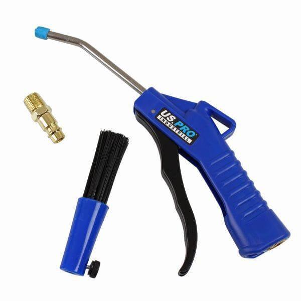 US PRO Industrial Air Blow Dust Gun With Brush Compressed Air Duster T