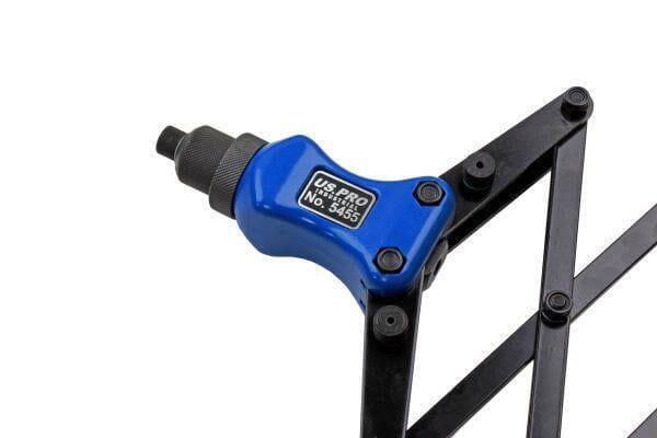 US PRO INDUSTRIAL Heavy Duty Lazy Tong Folding Riveter For Pop Rivets 5455 - Tools 2U Direct SW