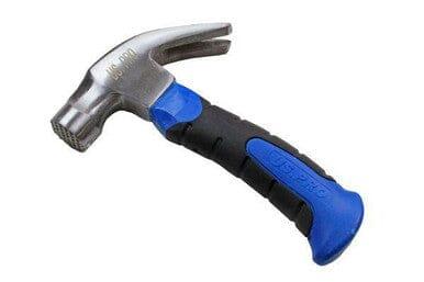 US PRO Tools 10oz Stubby Claw Hammer With Nail Starter & Non-slip Face 3440 - Tools 2U Direct SW