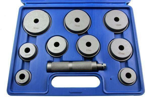 US PRO Tools 10pc Bearing Race & Seal Driver Set 40mm - 81mm 6261 - Tools 2U Direct SW