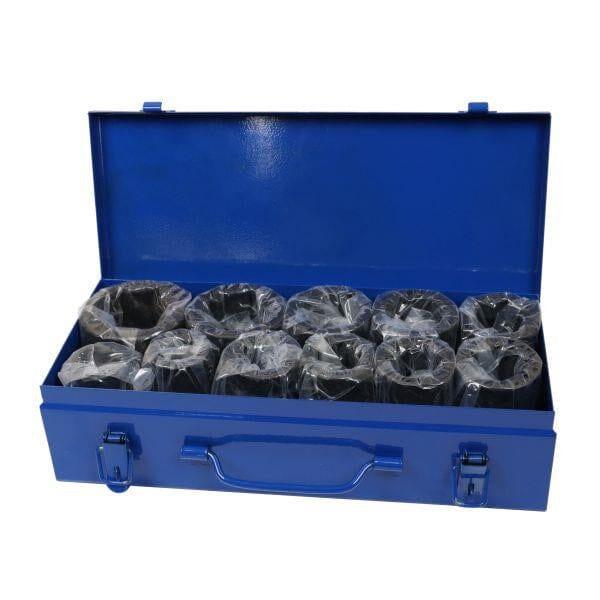 US PRO 11pc 1/4 Inch Drive Deep Socket Set – Single Hex, 4mm To 13mm On Rail