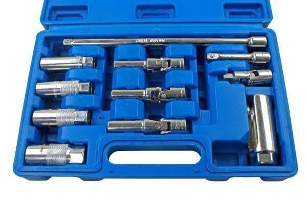 US PRO Tools 11pc 3/8" DR Glowplug Sparkplug & Sensor Socket Set 5879 - Tools 2U Direct SW