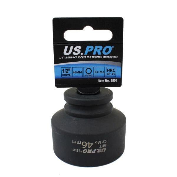 US PRO Tools 1/2" dr 46mm 6PT Hex Socket For Triumph M/C Swinging Arm OEM T3880046 - Tools 2U Direct SW