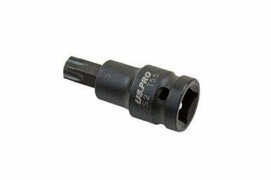 US PRO Tools 1/2" Dr Impact Torx Bit Socket T55 X 53MM 3400 - Tools 2U Direct SW