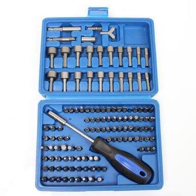 US PRO Tools 122pc Bit Set With Bit Driver Star, Hex, Spline, Square, PH, PZ etc 2948 - Tools 2U Direct SW