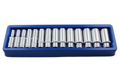 US PRO Tools 14pc 3/8" Dr Deep Metric Sockets Satin Finish 8 - 21mm 1493 - Tools 2U Direct SW