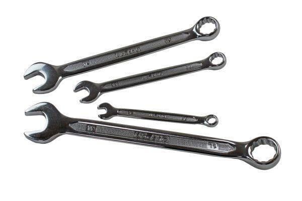 US PRO Tools 15PC Metric Combination Spanner Set 6 - 22MM 2243 - Tools 2U Direct SW