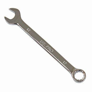 US PRO Tools 17mm Combination Spanner Polished Chrome Vanadium 3542 - Tools 2U Direct SW