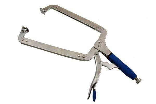 US PRO Tools 18" Large 460mm Welding Locking Mole Grip Pliers C-Clamp 1673 - Tools 2U Direct SW