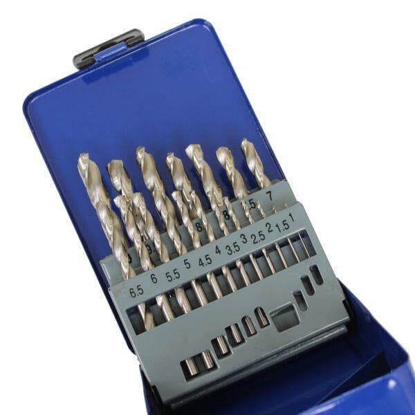 US PRO TOOLS 19PC HSS-G Metric HSS Drill Bit Set 1 - 10mm Bits 2411 - Tools 2U Direct SW