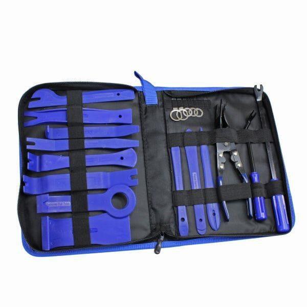 US PRO Tools 19pc Trim & Panel Removal, Audio, Terminals, Radio Removal Set 5458 - Tools 2U Direct SW