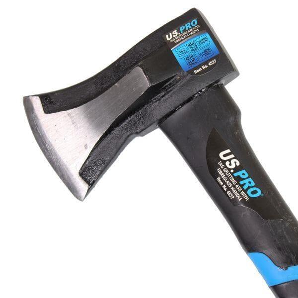 US PRO Tools 1KG Splitting Axe With Fibreglass Handle Log Splitting Maul 4537 - Tools 2U Direct SW