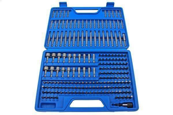 US PRO Tools 208pc Master Bit Set For Screwdriver, Drill 1/4" Bits Holder 3262 - Tools 2U Direct SW