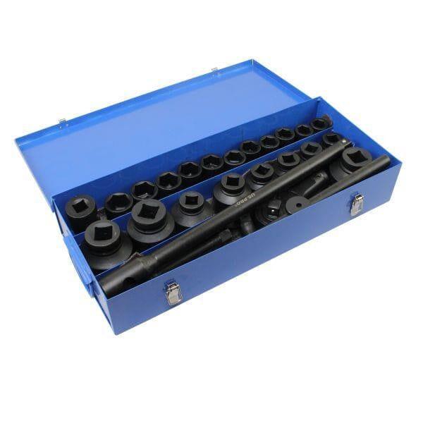 US PRO Tools 26pc Socket Set With Ratchet Set 3/4" & 1" Dr 21 - 65mm 3735 - Tools 2U Direct SW