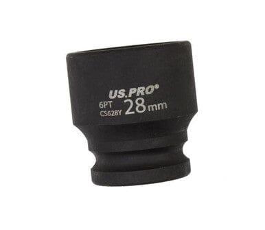 US PRO Tools 28mm Impact Socket 1/2" Drive 6 Point Single Hex 3828 - Tools 2U Direct SW